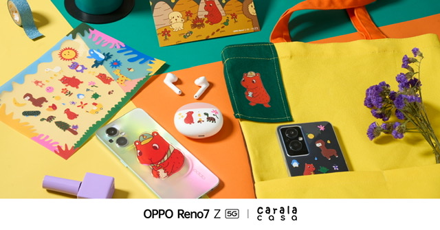 OPPO จับมือ Carala Casa ปล่อยคอลเลกชั่น พิเศษ OPPO Reno7 Z 5G X Carala Casa The Cutest Box เติมความน่ารักให้สมาร์ตโฟนถ่ายพอร์ตเทรตสวย 
