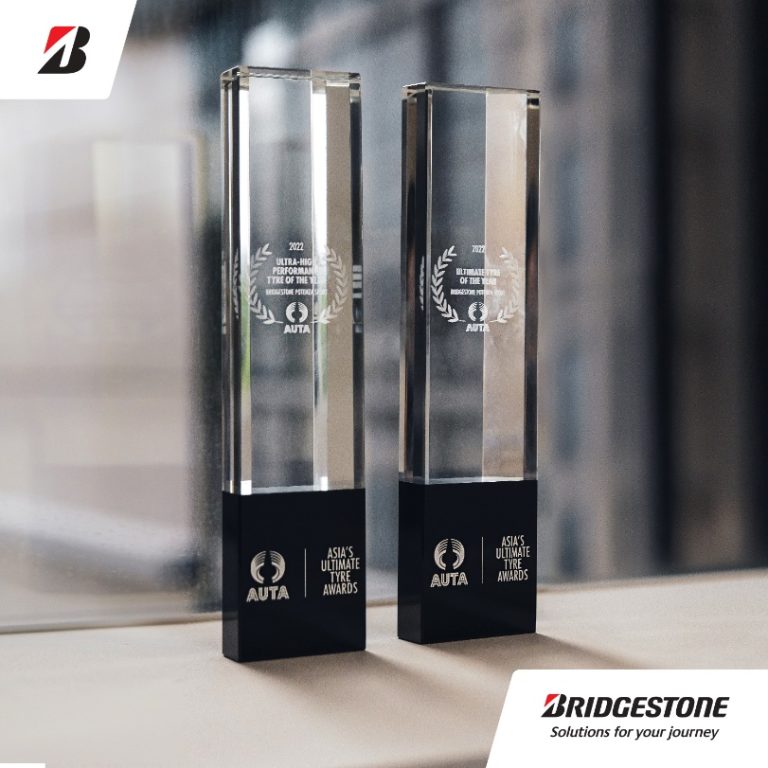 Bridgestone Potenza Sport คว้ารางวัล AUTA ประจำปี 2022ประเภท Ultra-High Performance และ Overall Tyre of the Year