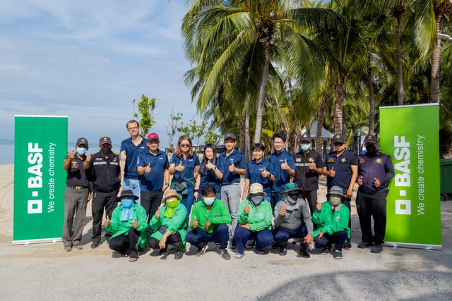 บีเอเอสเอฟ ร่วมกับเทศบาลเมืองแสนสุข จัดกิจกรรมโครงการ “BASF Beach Cleaning Challenge 2022” เป็นครั้งแรกในไทย