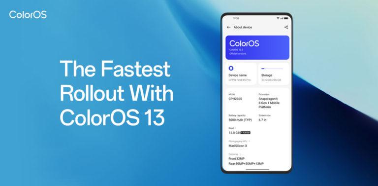 OPPO เปิดอัปเดต ColorOS 13 เร็วที่สุดในประวัติศาสตร์ พร้อมรับประกันการอัปเดตซอฟต์แวร์ที่ยาวนานขึ้นในปี 2566