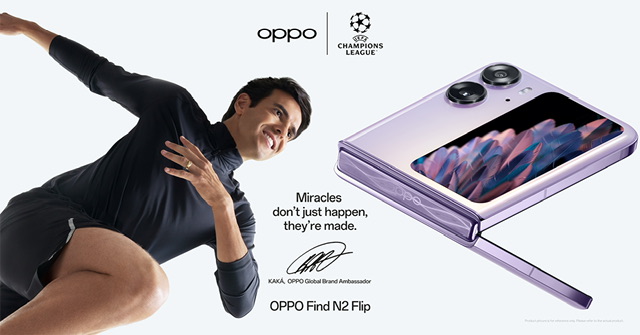 OPPO ประกาศ Kaká เป็นแบรนด์แอมบาสเดอร์ระดับโลกคนล่าสุดในการเป็นพันธมิตรกับ UEFA Champions League