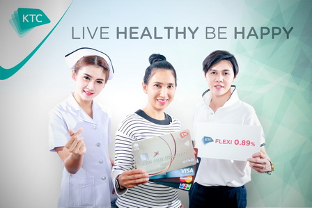 เคทีซี จัดแคมแปญ “Live Healthy Be Happy” มอบส่วนลดสำหรับค่าห้อง ค่ายา