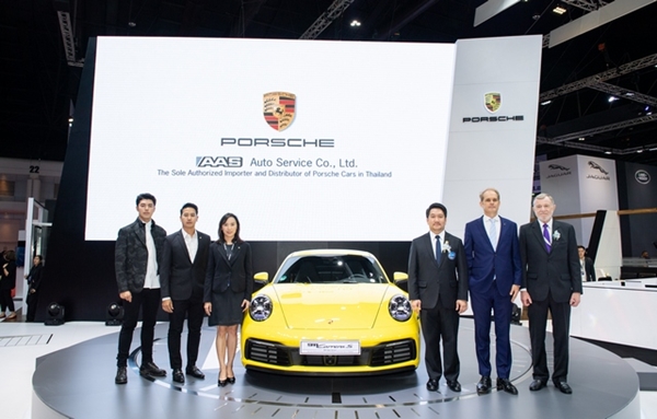ปอร์เช่ 911 ใหม่ (The new Porsche 911) เปิดตัวอย่างเป็นทางการครั้งแรกในเอเชีย ที่งาน  Bangkok  International Motor Show 2019