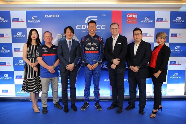 CASIO เปิดตัวนักแข่งท้าความเร็วสัญชาติไทยใน FORMULA 1