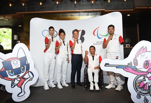 บริดจสโตน เปิดตัวทีมนักกีฬาสู้ศึกโตเกียวโอลิมปิกและพาราลิมปิก 2020