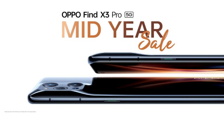 OPPO Find X3 Pro 5G Mid Year Sale ลดแรงกลางปี! ส่วนลดสูงสุด 18,000 บาท