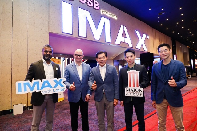เมเจอร์ ไม่หยุดพัฒนาโรงหนัง นำเข้านวัตกรรมการดูหนังที่แตกต่าง กับระบบฉาย “IMAX with Laser” ที่คมชัดที่สุด บนจอที่ใหญ่ที่สุดในไทย 