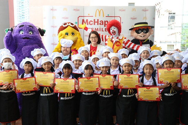 แมคโดนัลด์ ส่งแคมเปญเพื่อสังคม ‘McHappy Smile’ สร้างพื้นที่แห่งความสุข และรอยยิ้มแก่เด็กๆ