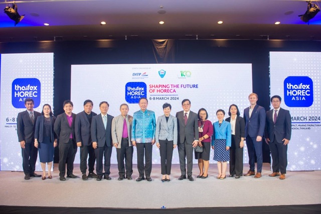 พาณิชย์ DITP ผนึกกำลัง TCC และ KM จัดงานแสดงสินค้า THAIFEX – HOREC ASIA 2024 เจาะตลาดสินค้ากลุ่มธุรกิจโรงแรม ร้านอาหาร และการจัดเลี้ยง ดันไทยเป็นศูนย์กลาง HoReCa แห่งเอเชีย