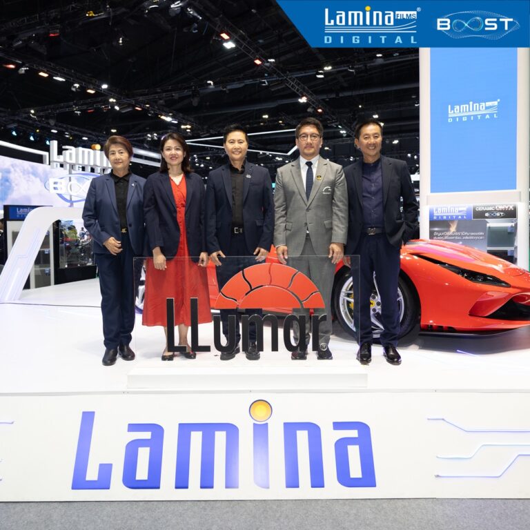 Lamina Films เปิดตัว Lamina Digital Ceramic Onyx ตอบโจทย์รถยนต์แห่งโลกอนาคต พร้อมเปิดตัว Lamina AI ครั้งแรกในงานบางกอก อินเตอร์เนชั่นแนล มอเตอร์โชว์ ครั้งที่ 45