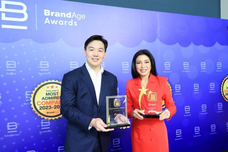 เอไอเอ ประเทศไทย คว้า 4 รางวัลสุดยอดแบรนด์และบริษัทที่น่าเชื่อถือที่สุด จากเวที Thailand’s Most Admired Company และ Thailand’s Most Admired Brand 2024 โดยนิตยสาร BrandAge